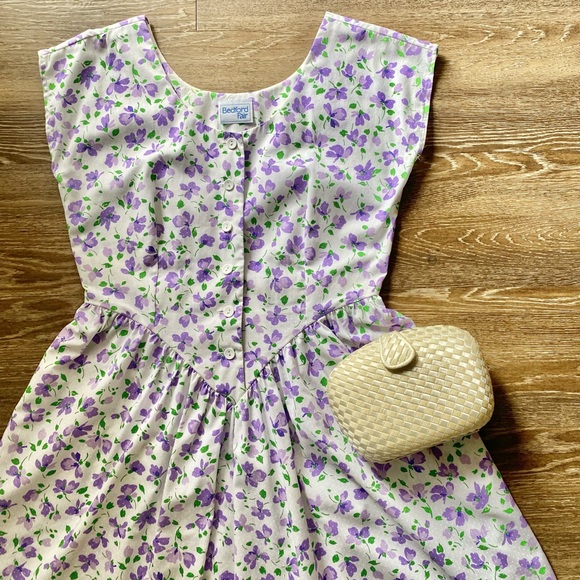 Bedford Fair Dresses Vintage 97s Floral Day Dress Poshmark
